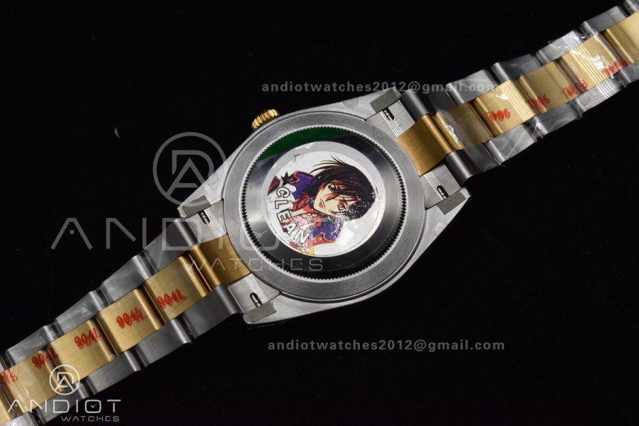 DateJust 41 126333 Clean 1:1 Best Edition 904L Steel Black Stick Dial on SS/YG Oyster Bracelet VR3235