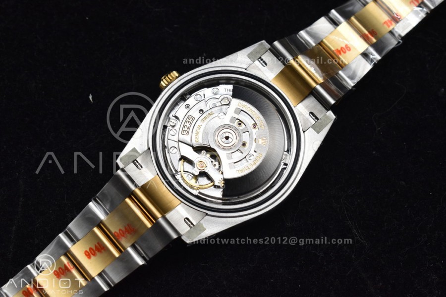 DateJust 41 126333 Clean 1:1 Best Edition 904L Steel Black Stick Dial on SS/YG Oyster Bracelet VR3235