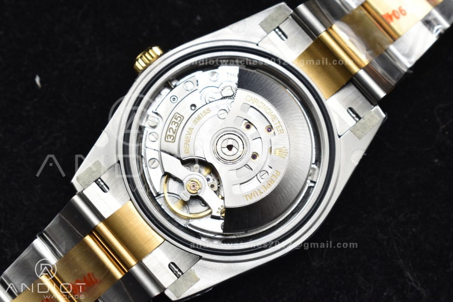 DateJust 41 126333 Clean 1:1 Best Edition 904L Steel Black Stick Dial on SS/YG Oyster Bracelet VR3235