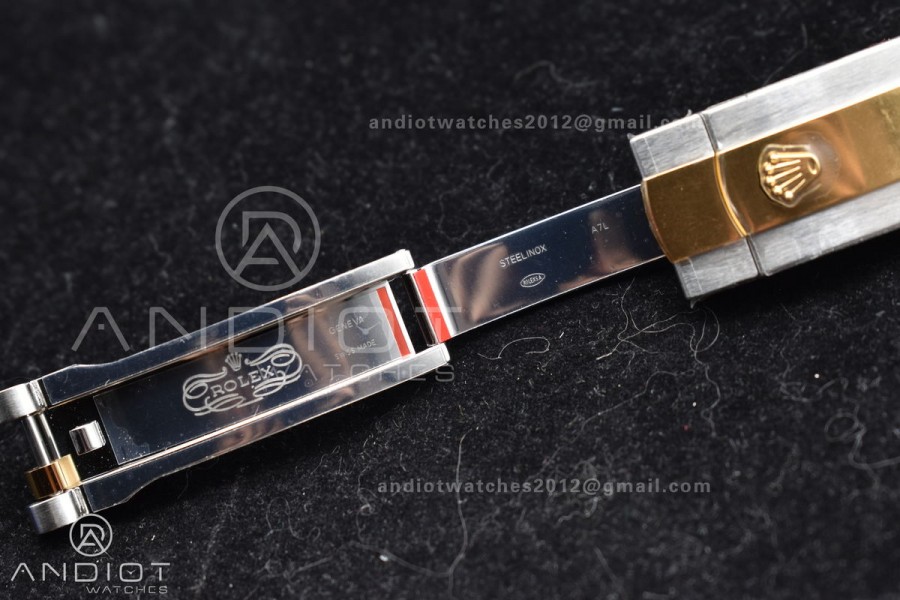 DateJust 41 126333 Clean 1:1 Best Edition 904L Steel Black Stick Dial on SS/YG Jubilee Bracelet VR3235