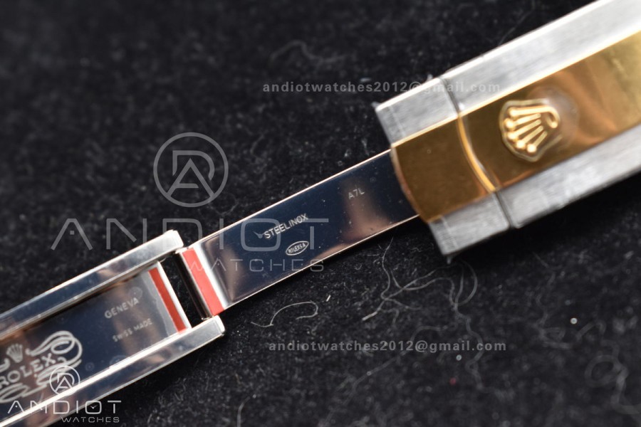 DateJust 41 126333 Clean 1:1 Best Edition 904L Steel Black Stick Dial on SS/YG Jubilee Bracelet VR3235