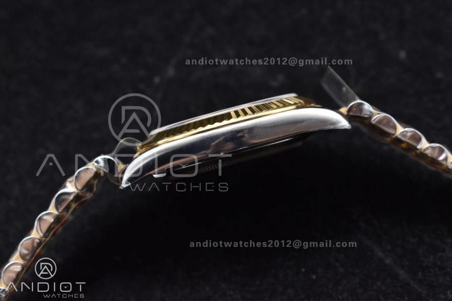 DateJust 41 126333 Clean 1:1 Best Edition 904L Steel Black Stick Dial on SS/YG Jubilee Bracelet VR3235