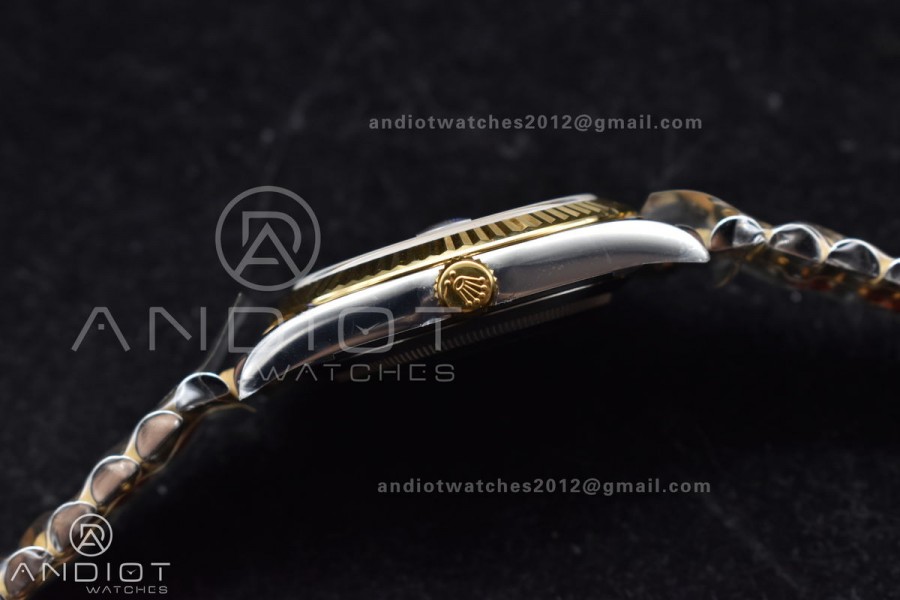 DateJust 41 126333 Clean 1:1 Best Edition 904L Steel Black Stick Dial on SS/YG Jubilee Bracelet VR3235
