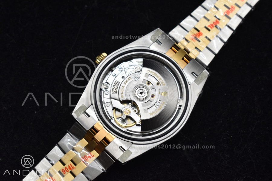 DateJust 41 126333 Clean 1:1 Best Edition 904L Steel Black Stick Dial on SS/YG Jubilee Bracelet VR3235