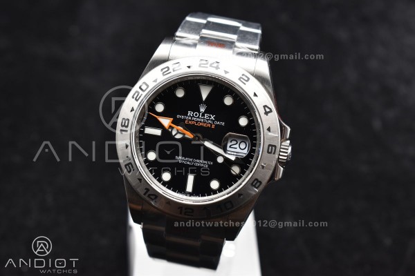 Explorer II 42mm 226570 Black 904L SS GMF 1:1 Best...