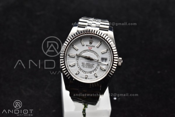 Sky-Dweller 326934 904L SS ZF 1:1 Best Edition Whi...