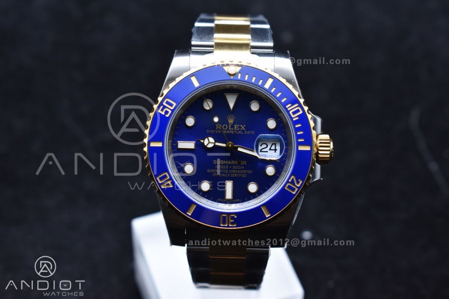Submariner 116613LB Blue Ceramic 904L Steel/YG VSF 1:1 Best Edition Blue Dial VS3135