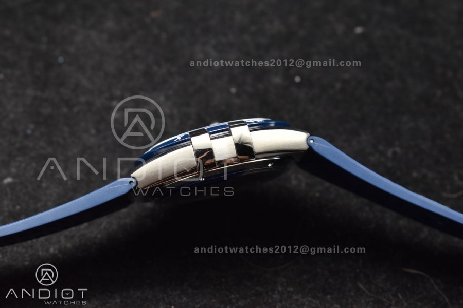 Constellation Blue Ceramic SS VSF 1:1 Best Edition Blue Dial on Blue Gummy Strap A8900 Super Clone