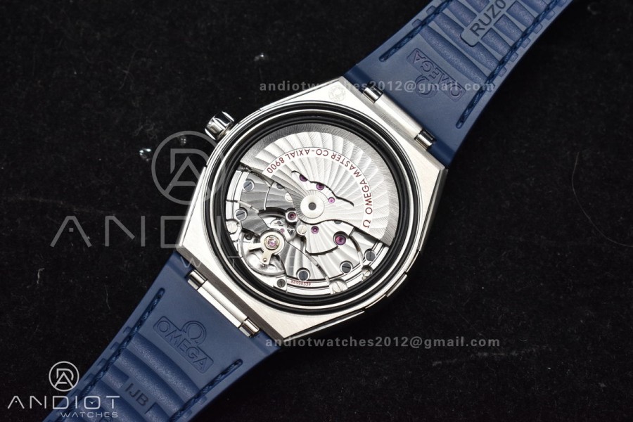 Constellation Blue Ceramic SS VSF 1:1 Best Edition Blue Dial on Blue Gummy Strap A8900 Super Clone
