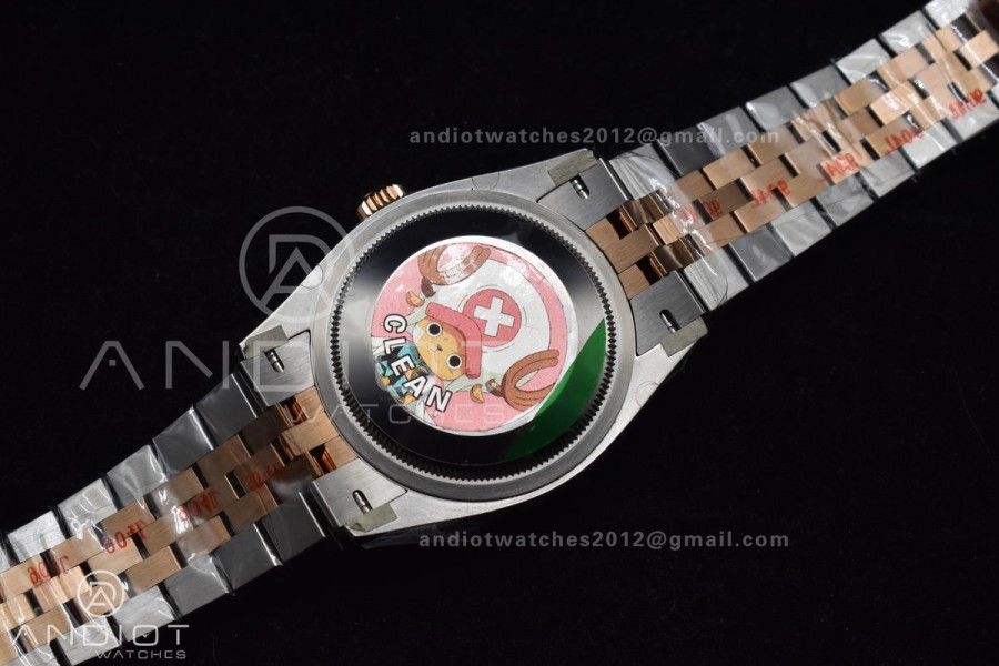 DateJust 36 126231 Clean 1:1 Best Edition 904L Steel Gray DIal Green Roman Marker on SS/RG Jubilee Bracelet VR3235