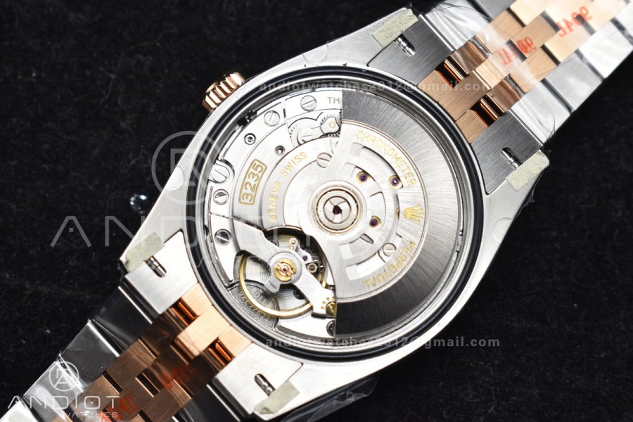 DateJust 36 126231 Clean 1:1 Best Edition 904L Steel Gray DIal Green Roman Marker on SS/RG Jubilee Bracelet VR3235