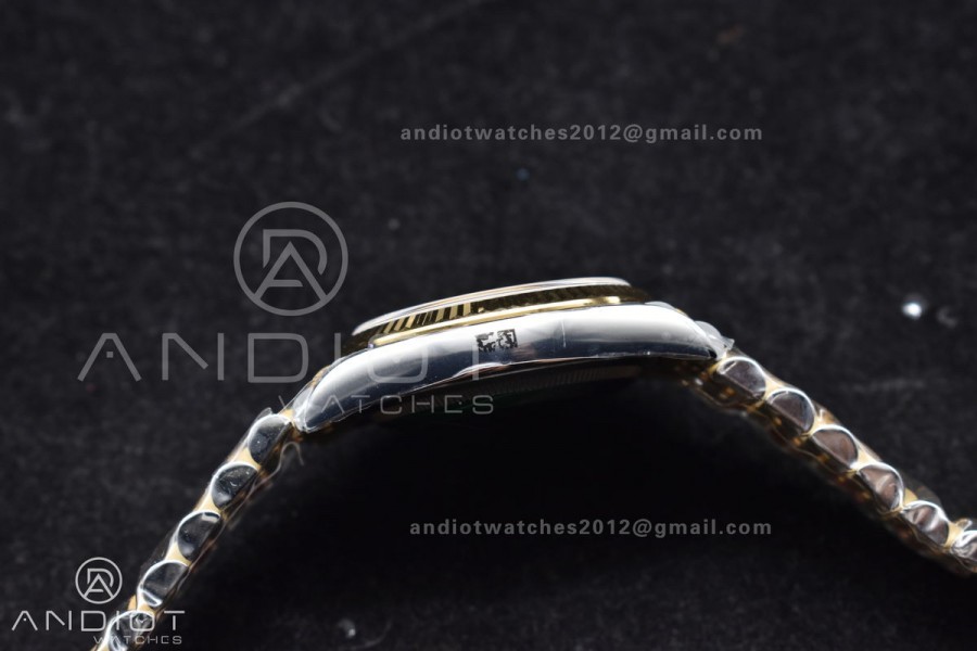 DateJust 36 126233 Clean 1:1 Best Edition 904L Steel YG Diamonds Dial on SS/YG Jubilee Bracelet VR3235