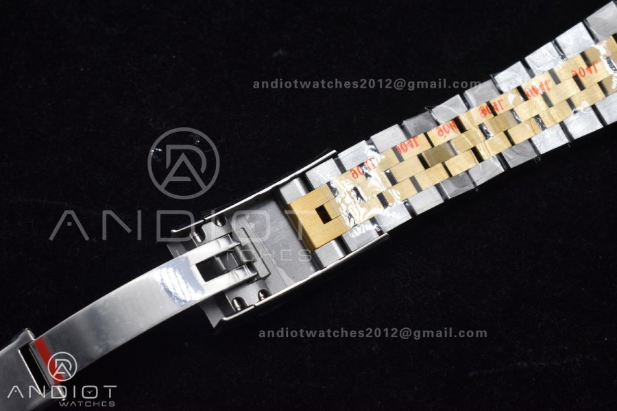 DateJust 36 126233 Clean 1:1 Best Edition 904L Steel Black Diamonds Dial on SS/YG Jubilee Bracelet VR3235