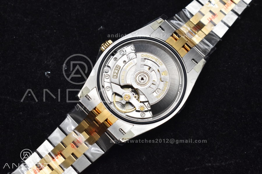 DateJust 36 126233 Clean 1:1 Best Edition 904L Steel Black Diamonds Dial on SS/YG Jubilee Bracelet VR3235