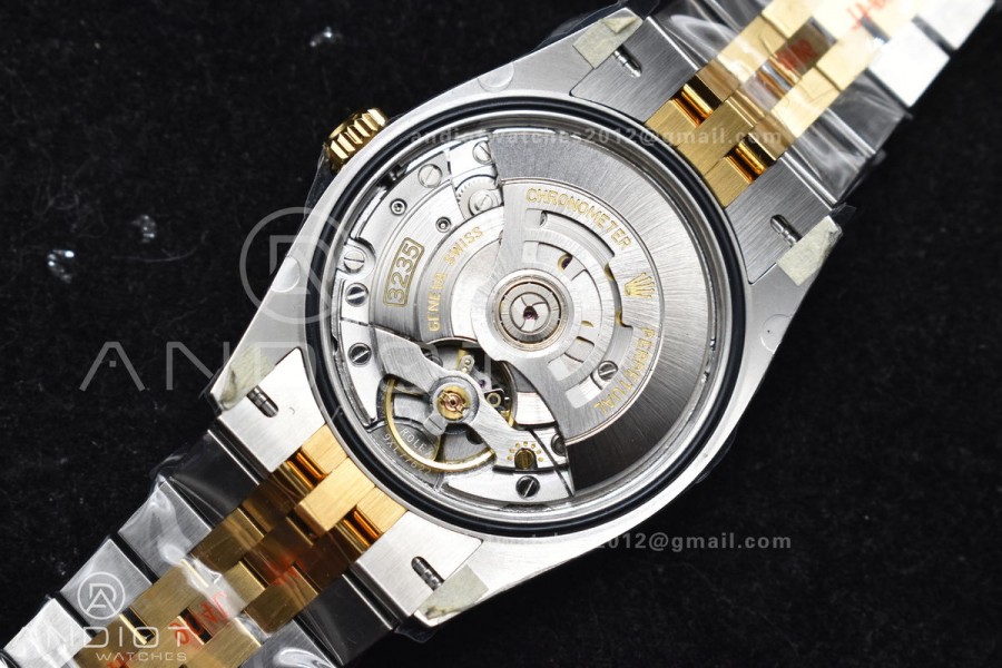 DateJust 36 126233 Clean 1:1 Best Edition 904L Steel Black Diamonds Dial on SS/YG Jubilee Bracelet VR3235