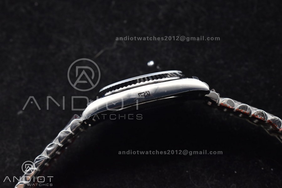 DayDate 40 SS GMF 904L Steel Ice Blue Stick Dial On President Bracelet A3255 V2