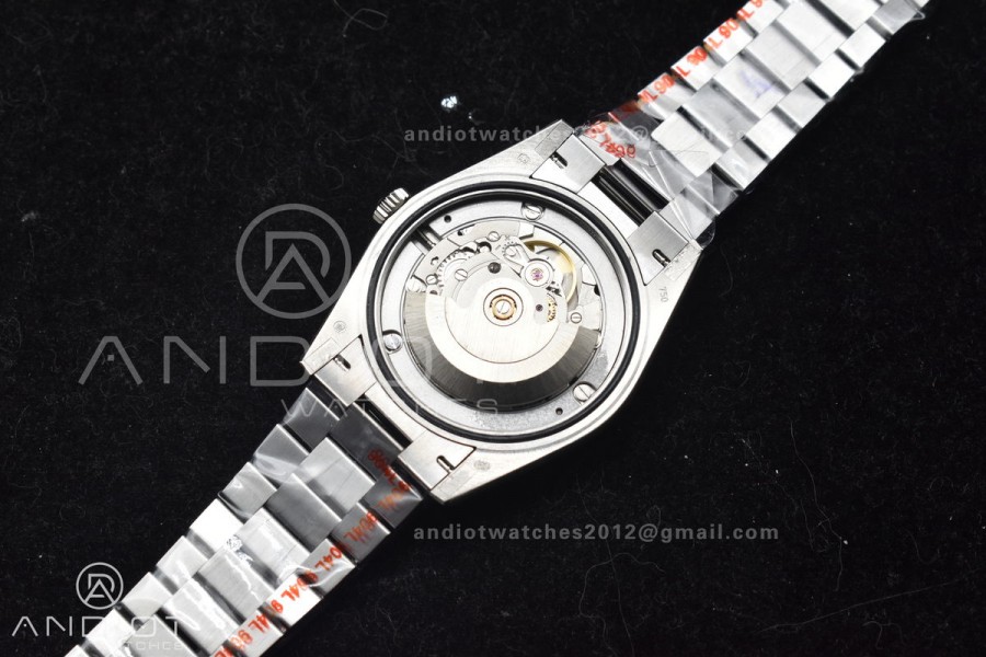 DayDate 40 SS GMF Gain Weight Black Crystal Dial On President Bracelet A2836