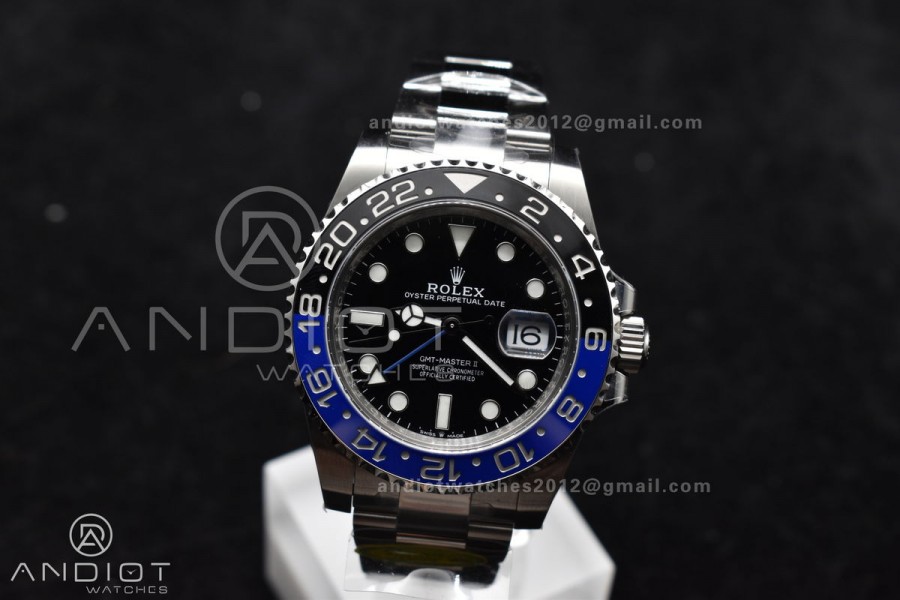GMT-Master II 126710 BLNR Blue/Black Ceramic Clean Factory Best Edition on Oyster Bracelet DD3285 CHS