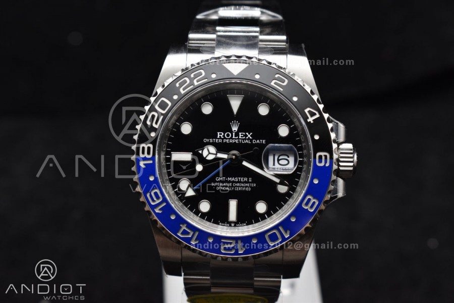 GMT-Master II 126710 BLNR Blue/Black Ceramic Clean Factory Best Edition on Oyster Bracelet DD3285 CHS