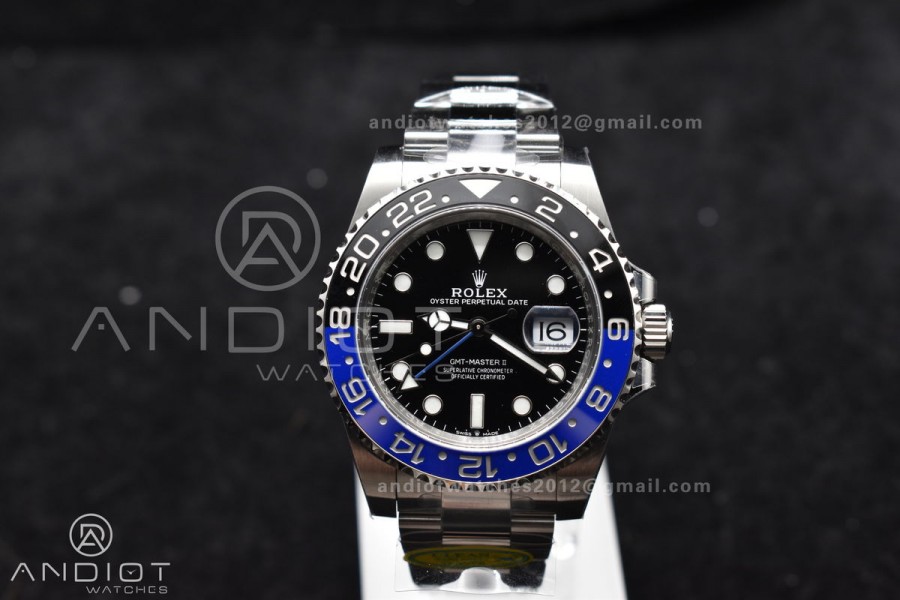 GMT-Master II 126710 BLNR Blue/Black Ceramic Clean Factory Best Edition on Oyster Bracelet DD3285 CHS