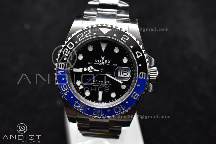 GMT-Master II 126710 BLNR Blue/Black Ceramic Clean Factory Best Edition on Oyster Bracelet DD3285 CHS
