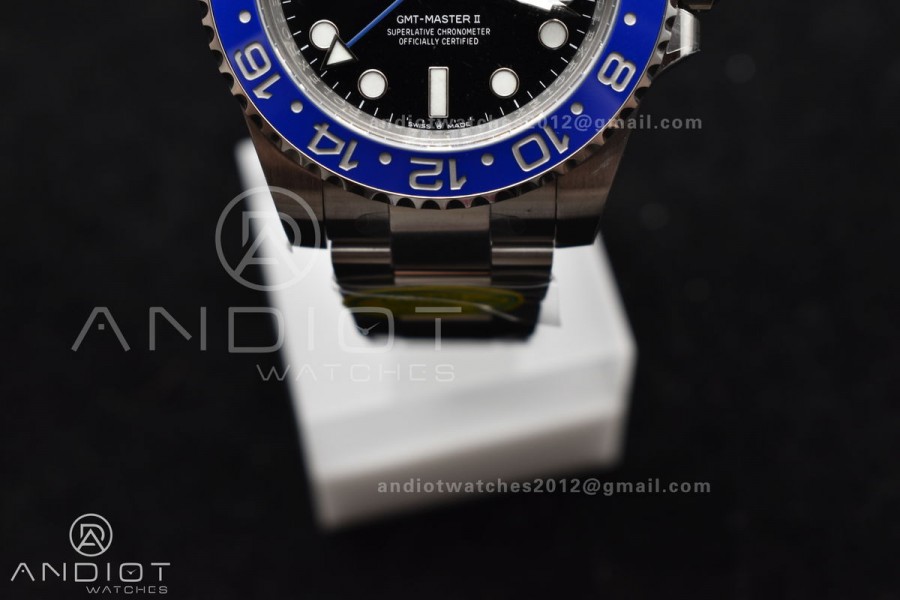GMT-Master II 126710 BLNR Blue/Black Ceramic Clean Factory Best Edition on Oyster Bracelet DD3285 CHS