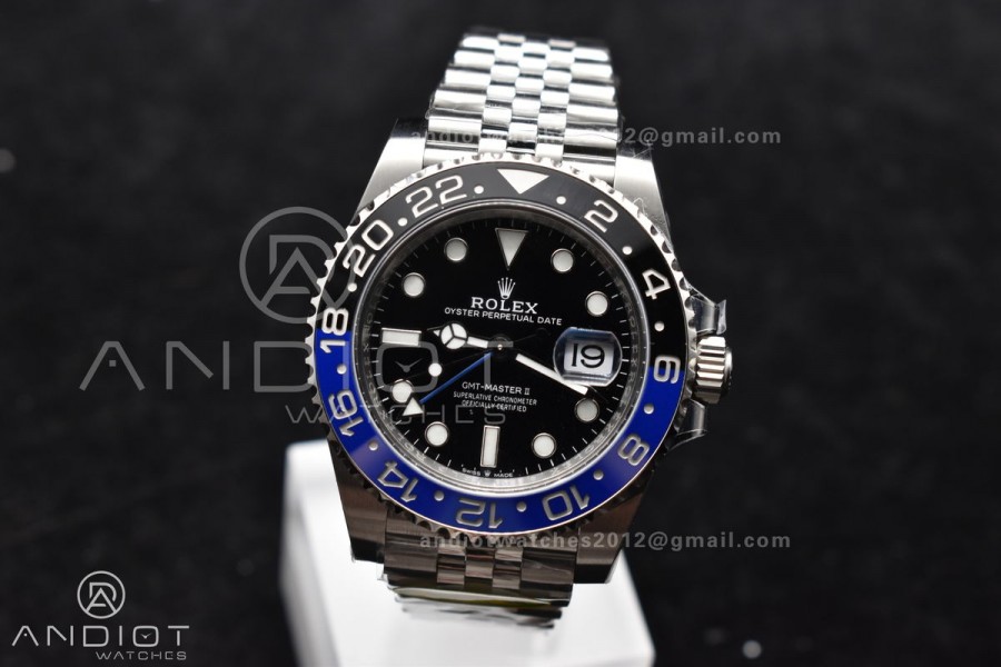 GMT-Master II 126710 BLNR Blue/Black Ceramic Clean Factory Best Edition on Jubilee Bracelet DD3285 CHS