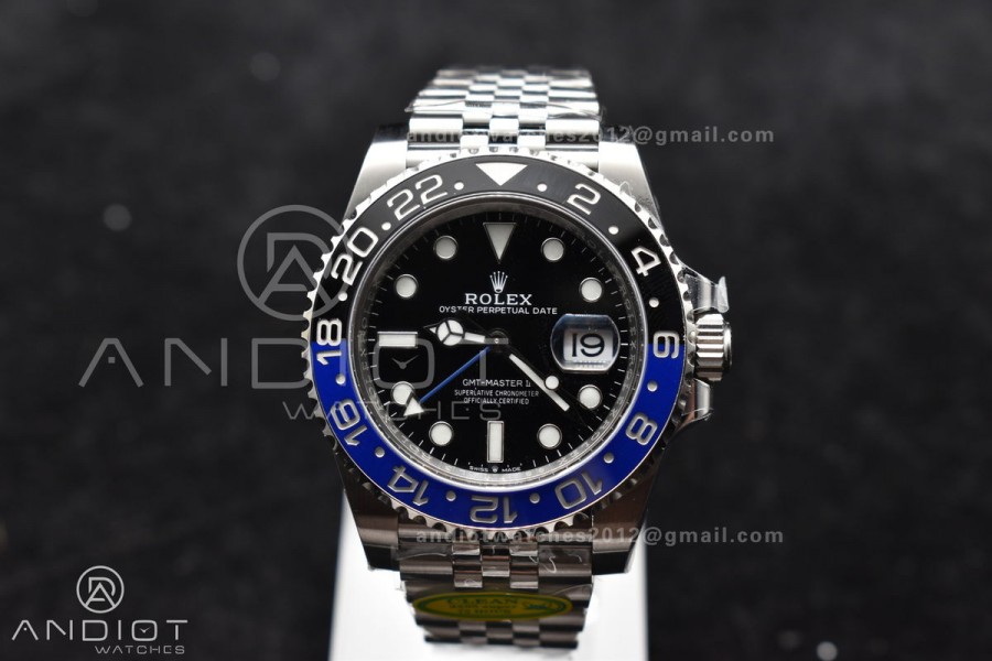 GMT-Master II 126710 BLNR Blue/Black Ceramic Clean Factory Best Edition on Jubilee Bracelet DD3285 CHS