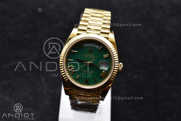 Day Date 40 YG 228238 ARF 1:1 Best Edition Green R...
