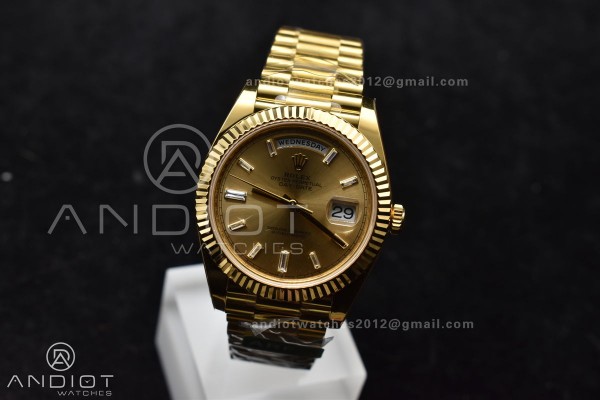 Day Date 40 YG 228238 ARF 1:1 Best Edition Gold Cr...