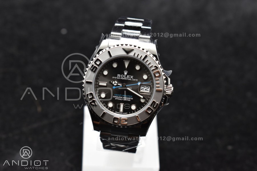 Yacht-Master 37mm 268622 CVSF 1:1 Best Edition Gray Dial 316L SS Case and Bracelet A2824