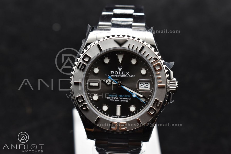 Yacht-Master 37mm 268622 CVSF 1:1 Best Edition Gray Dial 316L SS Case and Bracelet A2824