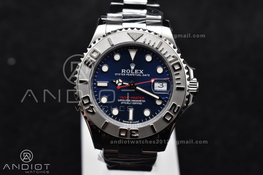 Yacht-Master 37mm 268622 CVSF 1:1 Best Edition Blue Dial 316L SS Case and Bracelet A2824