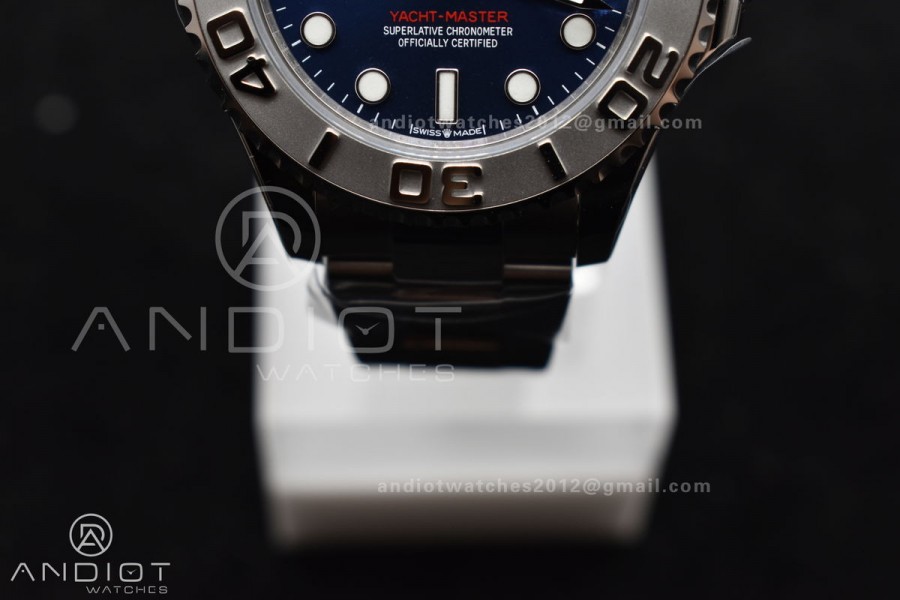 Yacht-Master 37mm 268622 CVSF 1:1 Best Edition Blue Dial 316L SS Case and Bracelet A2824