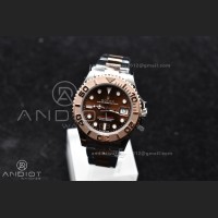 Yacht-Master RG 37mm 268621 CVSF 1:1 Best Edition Brown Dial 316L SS Case and Bracelet A2824