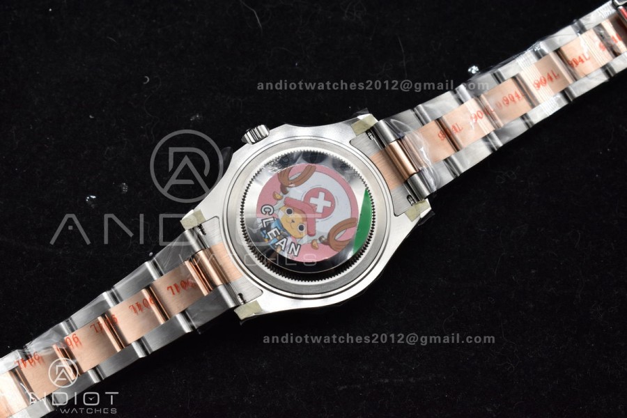 Yacht-Master RG 37mm 268621 CVSF 1:1 Best Edition Black Dial 316L SS Case and Bracelet A2824