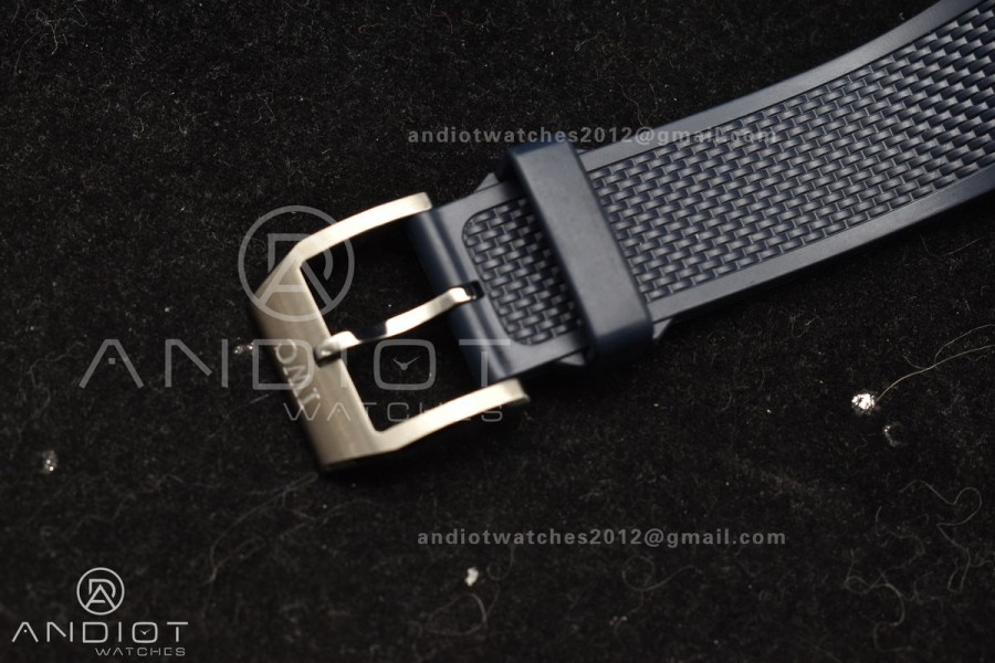 Portuguese Chrono IW3716 Z+F 1:1 Best Edition White/Blue Dial on Blue Rubber Strap A69355