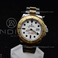 Yacht-Master 116623 YG Plated GMF Best Edition White Dial on SS/YG Bracelet SA3135