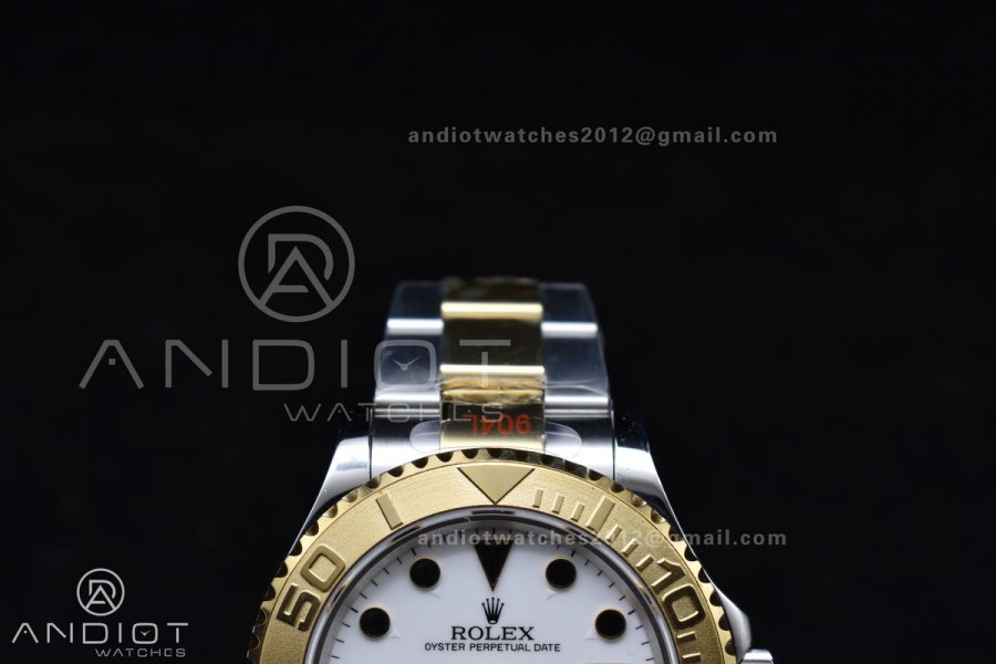 Yacht-Master 116623 YG Plated GMF Best Edition White Dial on SS/YG Bracelet SA3135