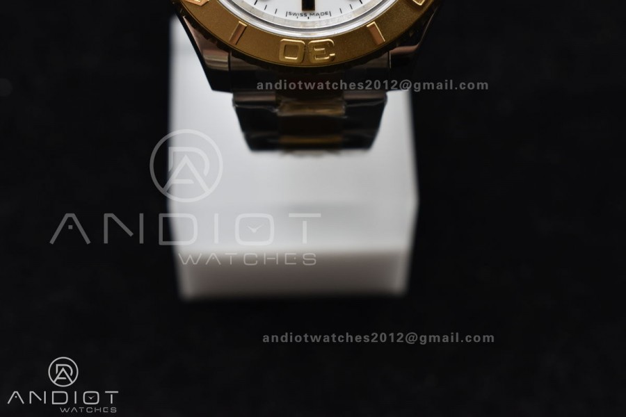 Yacht-Master 116623 YG Plated GMF Best Edition White Dial on SS/YG Bracelet SA3135