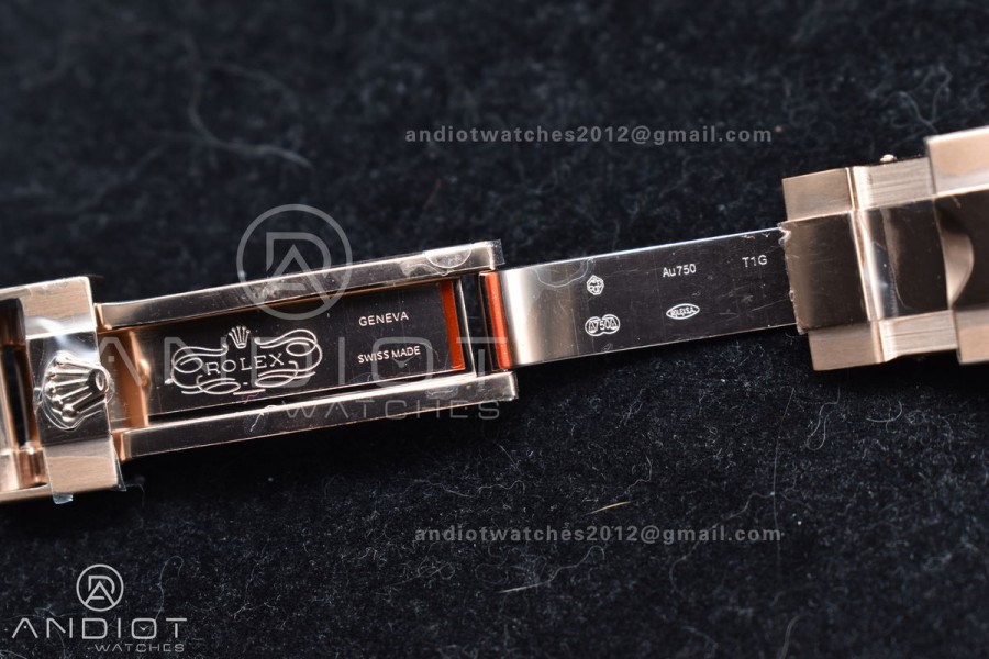 Daytona 116505 QF 1:1 Best Edition Black/RG Dial on RG Bracelet SH4130 V3 (Gain Weight)