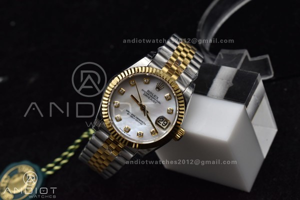 DateJust 31 Ladies 278271 GSF 316L Steel MOP Diamo...