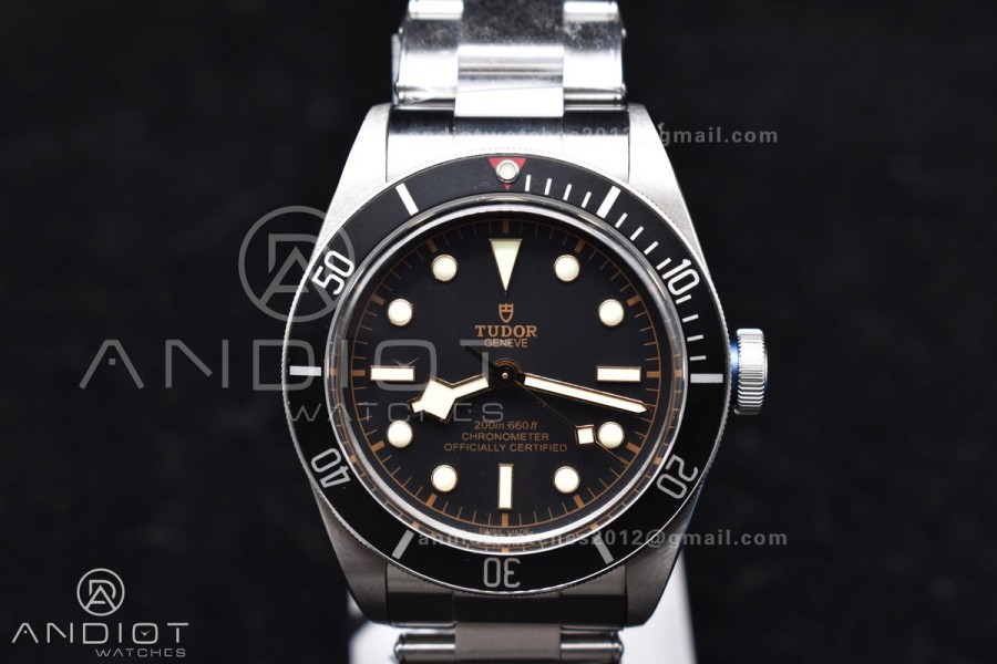 Heritage Black Bay Black Bezel ZF 1:1 Best Edition on SS Bracelet A2824 V5