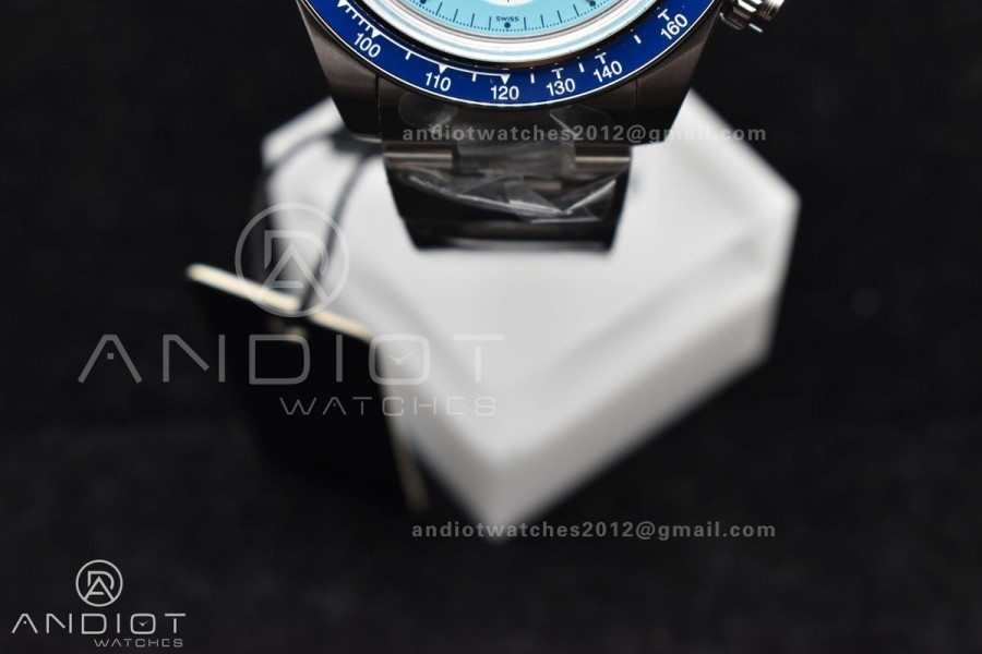 Daytona SS ADGF Paul Newman Best Customized Edition Tiffany/White Dial On SS Bracelet A4130