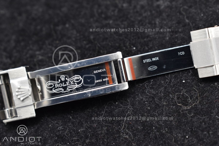 Daytona SS ADGF Paul Newman Best Customized Edition Tiffany/White Dial On SS Bracelet A4130