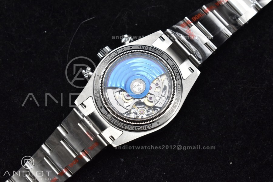 Daytona SS ADGF Paul Newman Best Customized Edition Tiffany/White Dial On SS Bracelet A4130