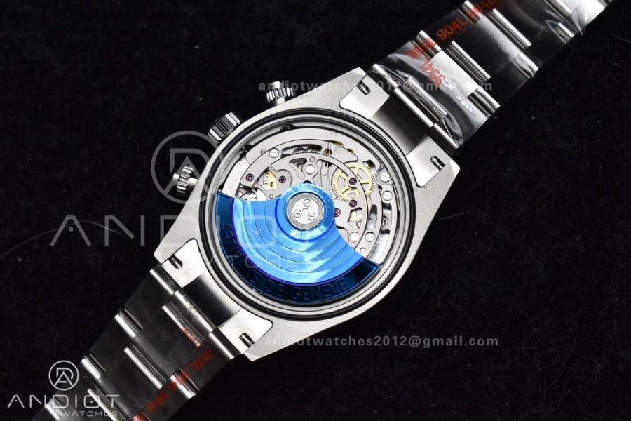 Daytona SS ADGF Paul Newman Best Customized Edition Tiffany/White Dial On SS Bracelet A4130