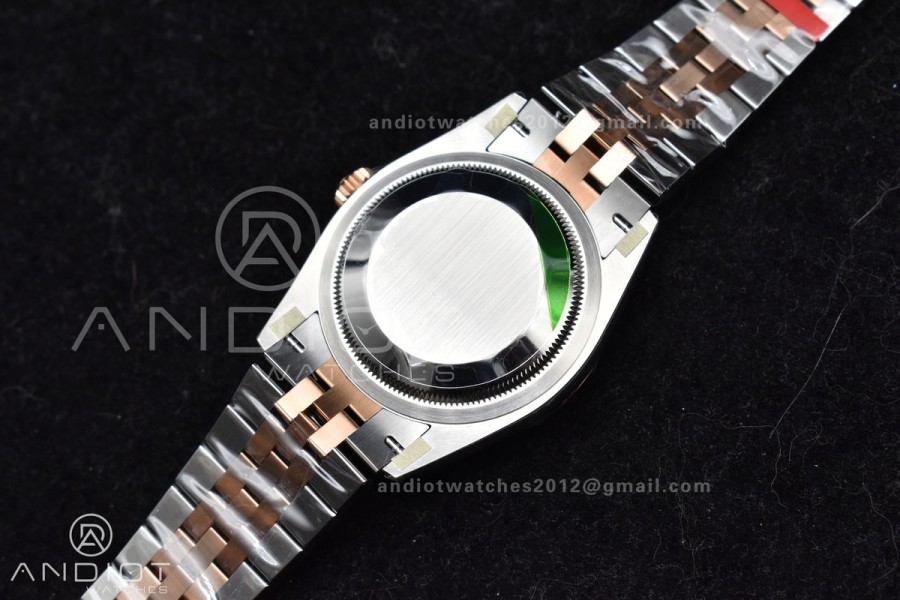 DateJust 36 SS 126281rbr VSF 1:1 Best Edition 904L Steel Silver Textured Dial on Jubilee Bracelet VS3235