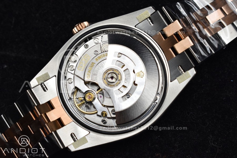 DateJust 36 SS 126281rbr VSF 1:1 Best Edition 904L Steel Silver Textured Dial on Jubilee Bracelet VS3235