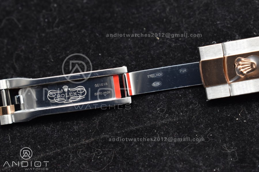 DateJust 36 SS 126281rbr VSF 1:1 Best Edition 904L Steel RG Roman Dial on Jubilee Bracelet VS3235